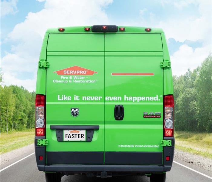 SERVPRO Vehicle on Highway in Columbia SC